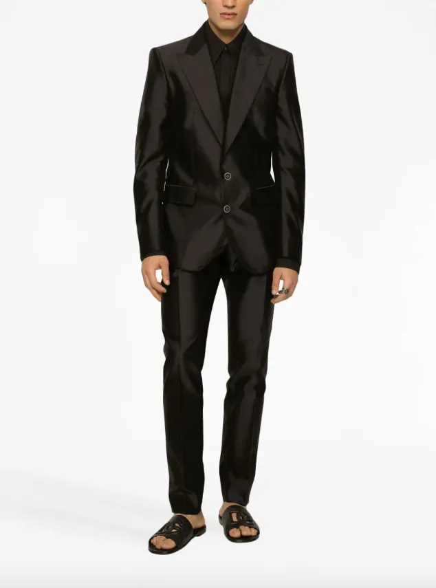 Dolce & Gabbana single-breasted Sicilia-fit suit