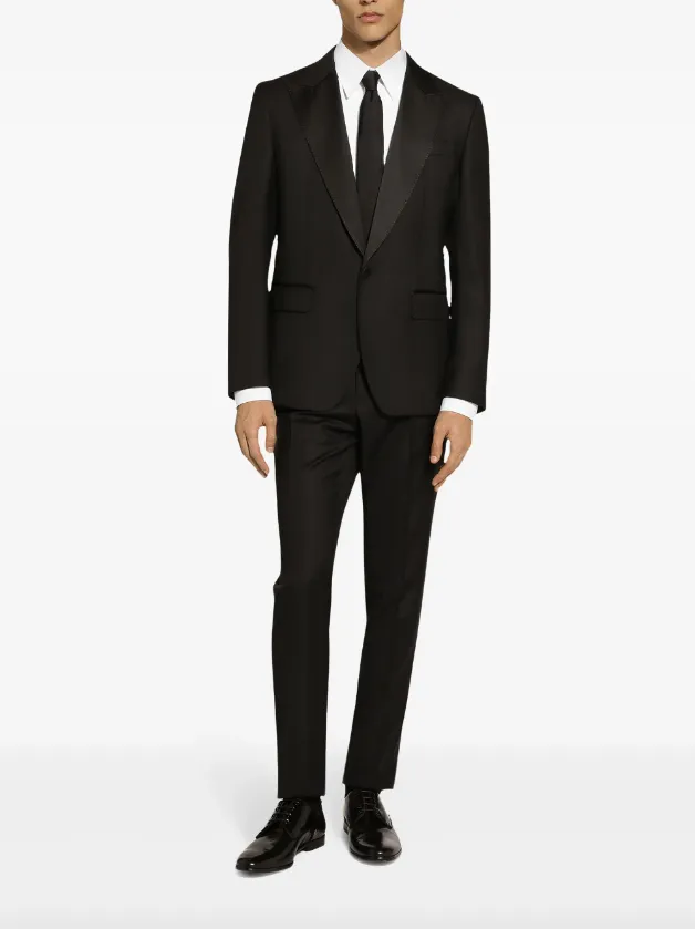 Dolce & Gabbana two-piece single-breasted dinner suit set