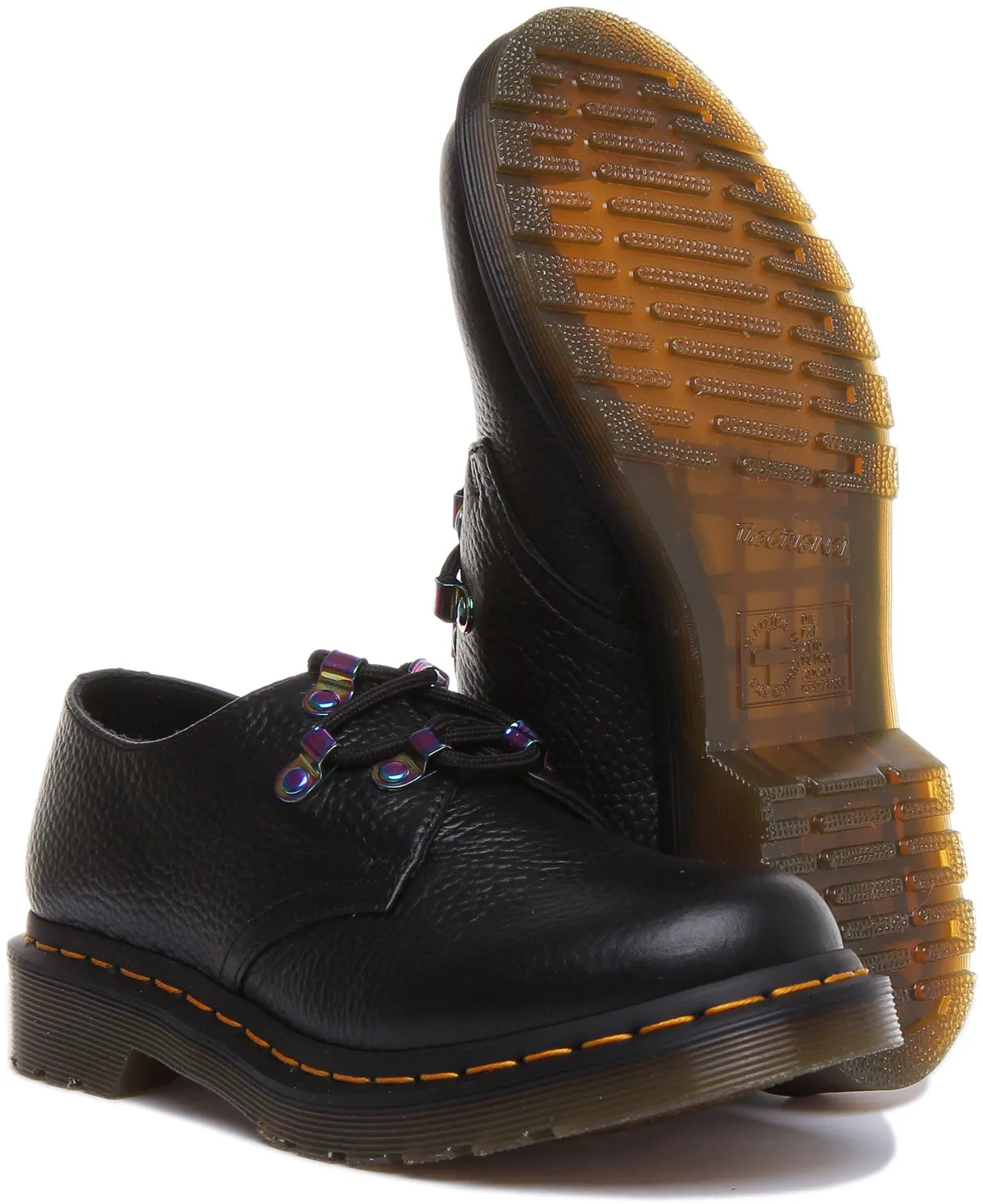 Dr Martens 1461 Milled In Black For Women Shoes Dr Martens