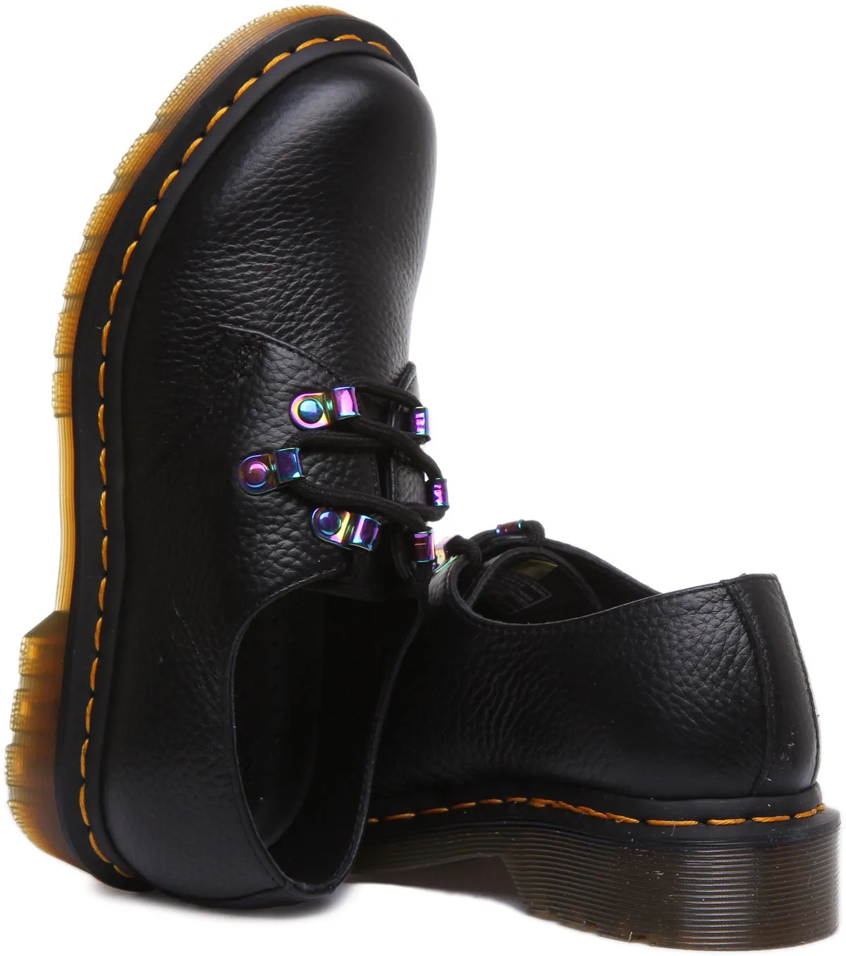 Dr Martens 1461 Milled In Black For Women Shoes Dr Martens