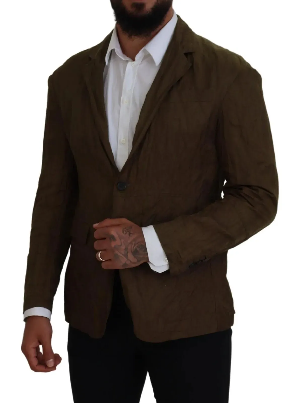 Dsqua2  Single Breasted Men Coat Blazer Men's Jacket