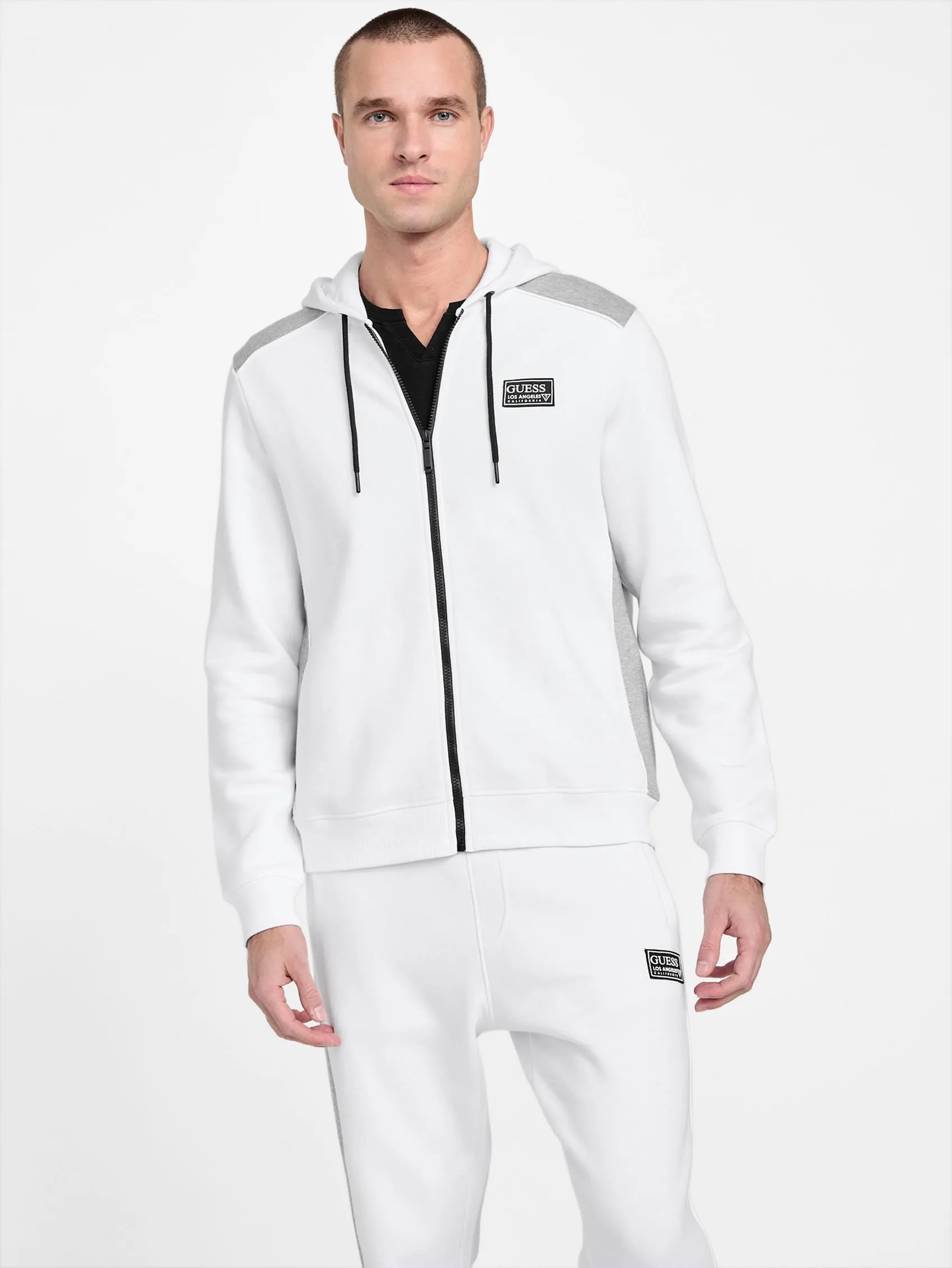 Eco David Color-Block Zip Hoodie