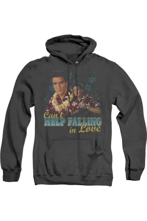 Elvis Presley Cant Help Falling Adult Heather Hoodie