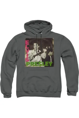 Elvis Presley First Lp Adult Pull Over Hoodie