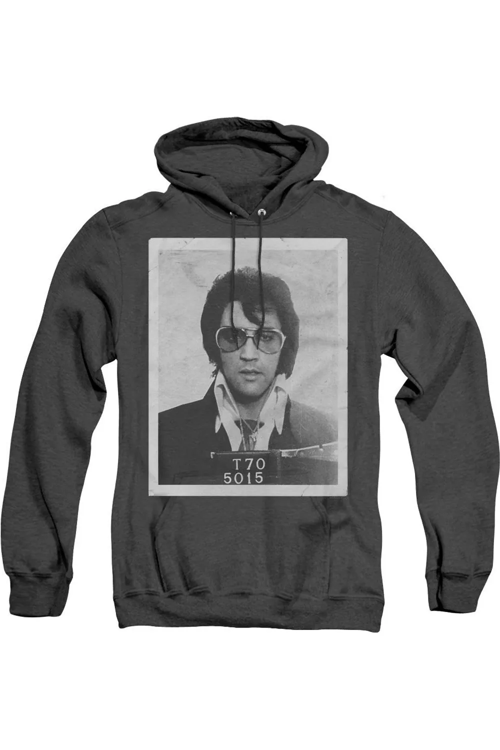 Elvis Presley Framed Adult Heather Hoodie