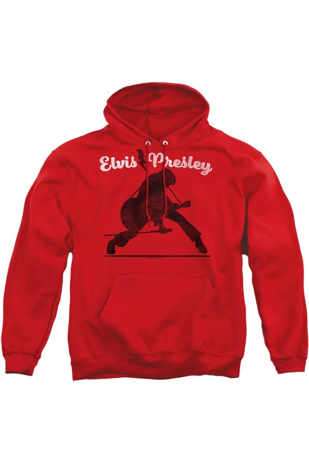 Elvis Presley Overprint Adult Pull Over Hoodie