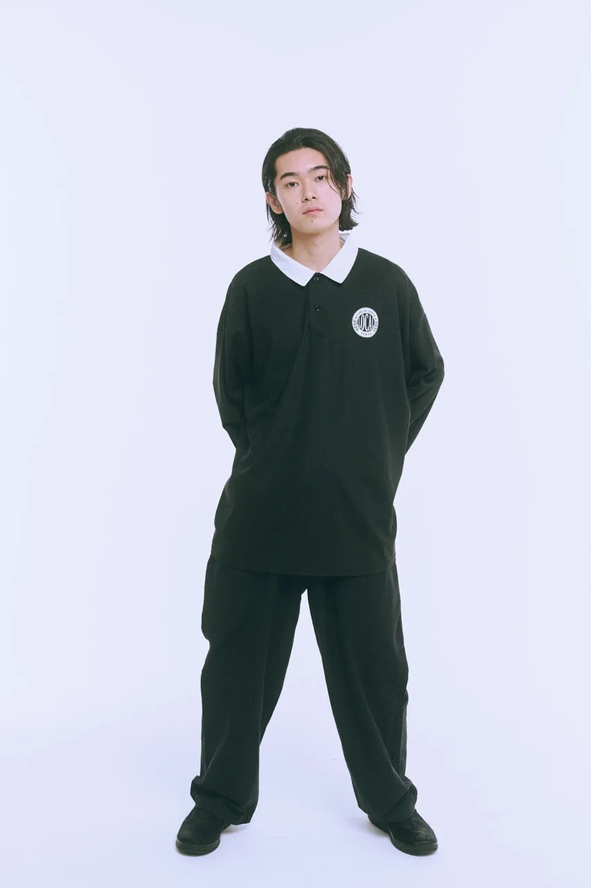 Emblem L/S POLO BLACK