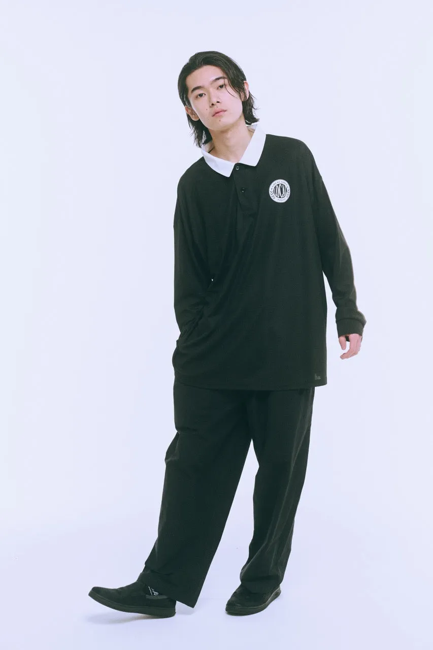 Emblem L/S POLO BLACK