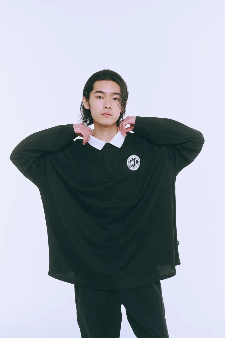 Emblem L/S POLO BLACK