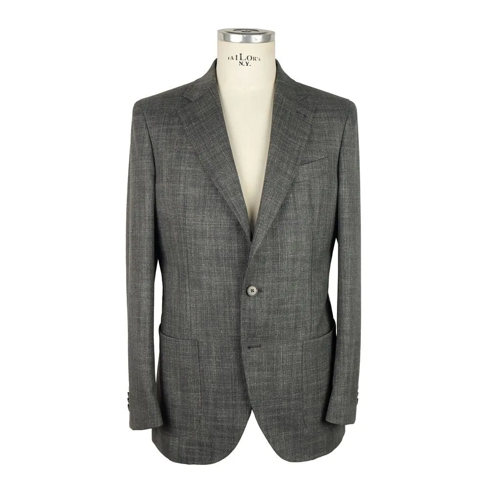 Emilio Romanelli Elegant Summer Wool-Linen Men's Men's Jacket