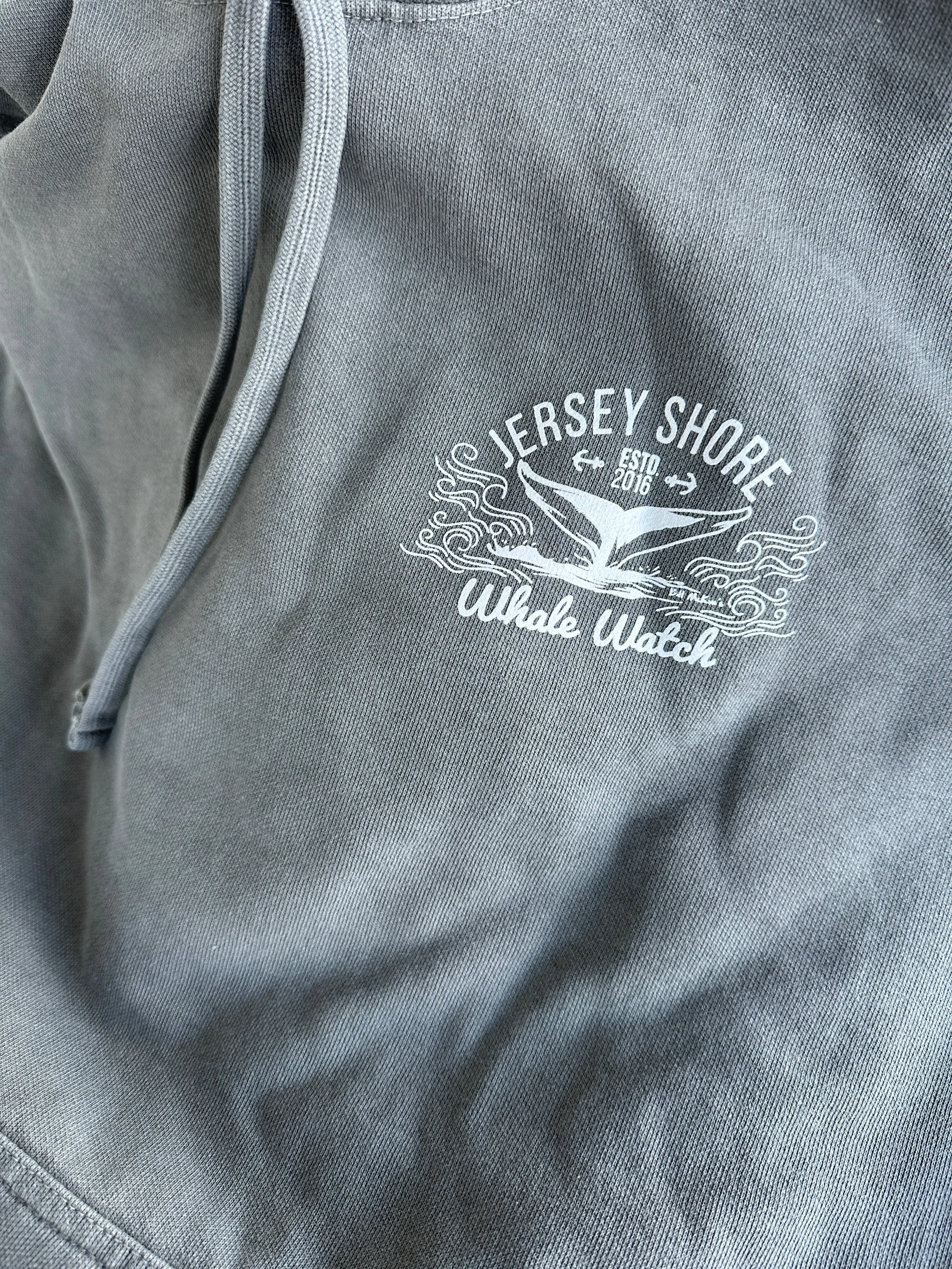 Est. 2016 Design Jersey Shore Whale Watch  Sweatshirt printed both sides