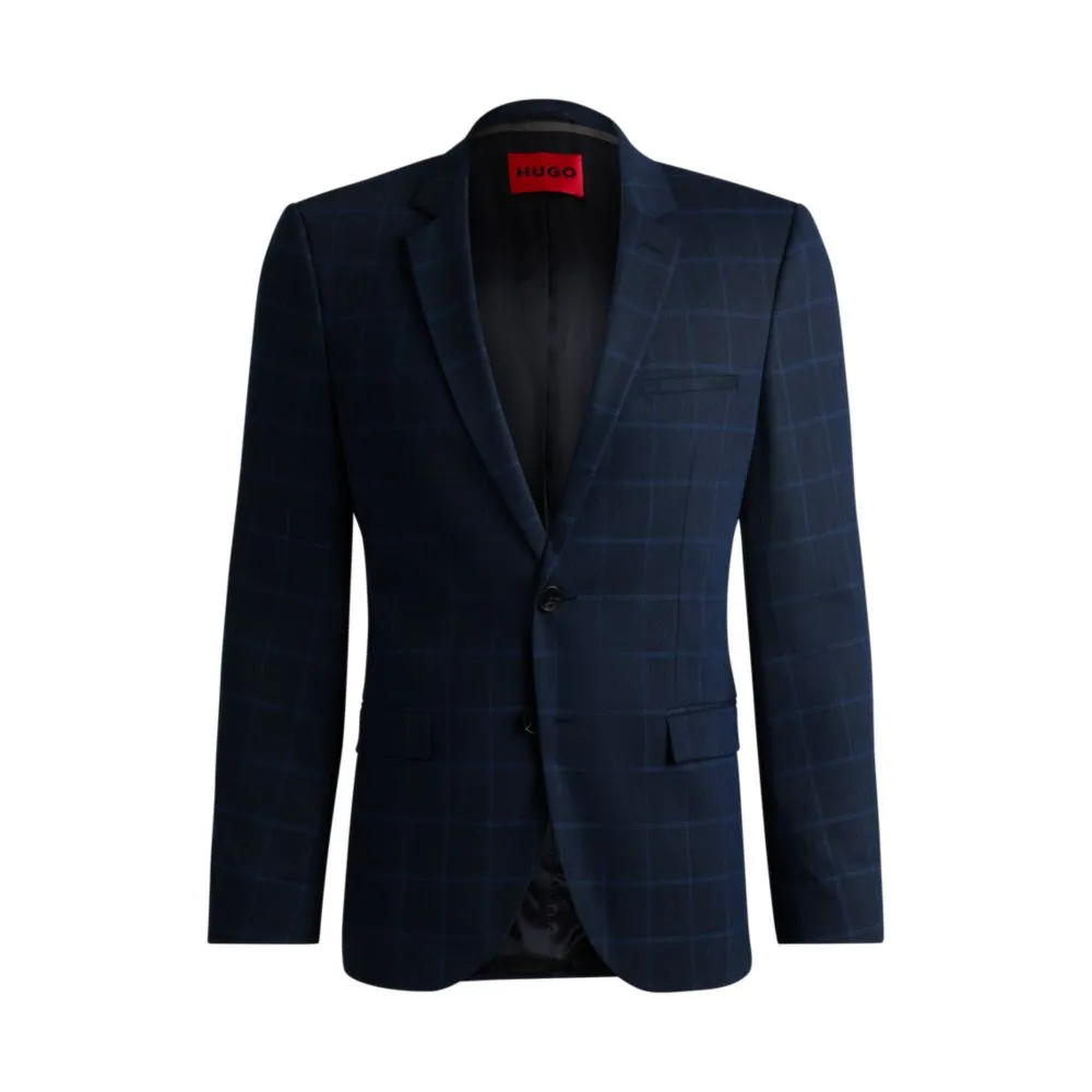 Extra-slim-fit suit jacket in performance-stretch cloth