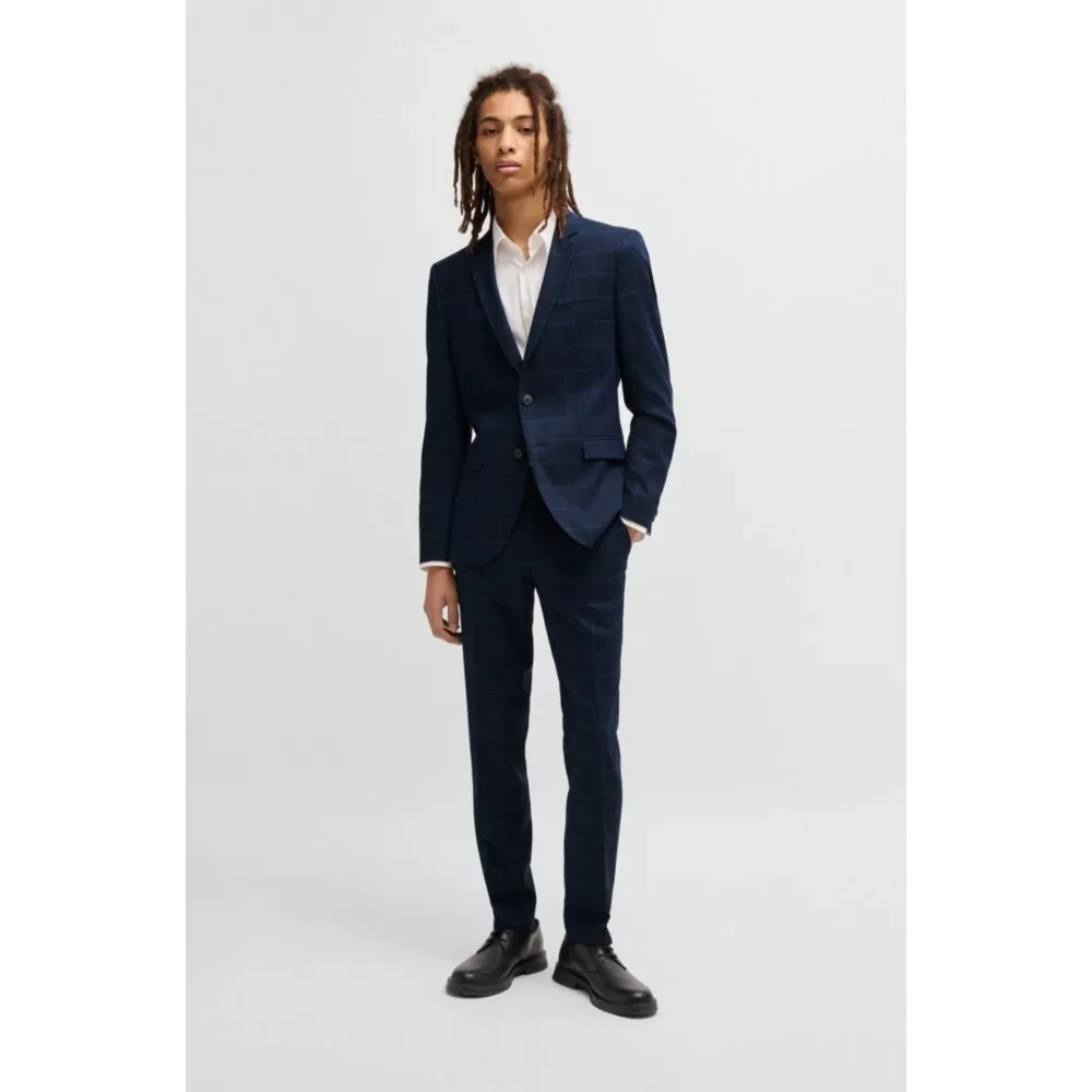 Extra-slim-fit suit jacket in performance-stretch cloth