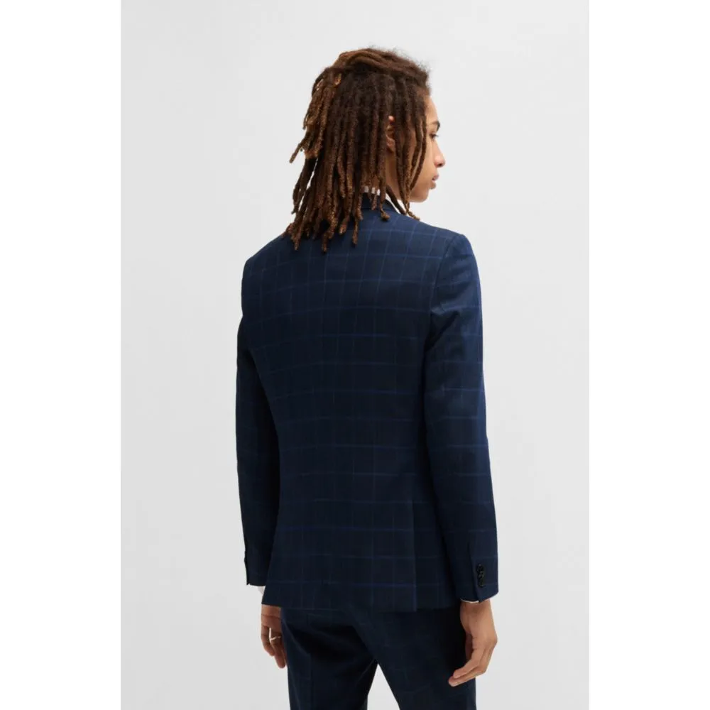 Extra-slim-fit suit jacket in performance-stretch cloth