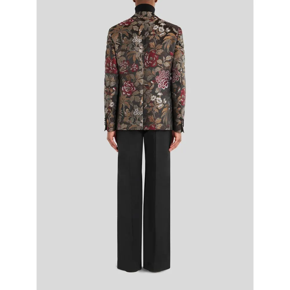FLORAL JACQUARD JACKET