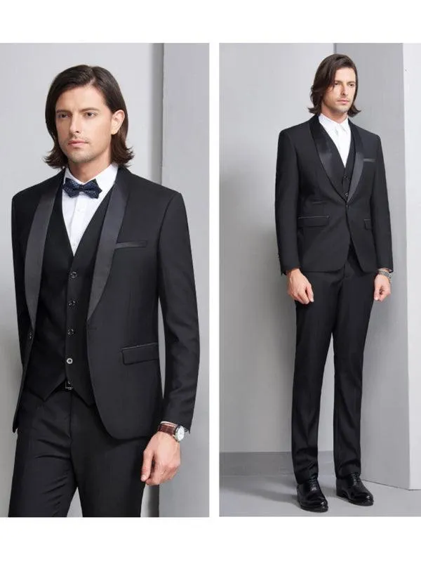 Formal Slim Fit Three Piece Men's Suit