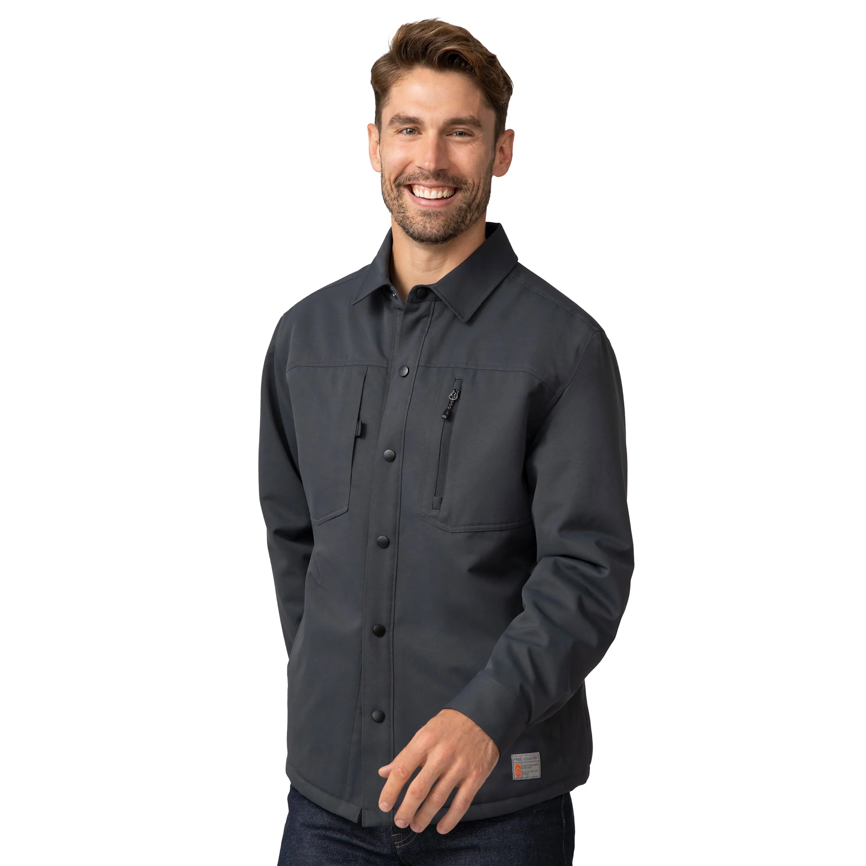 Free Country Men's Brawny Canvas Function Work Shirt