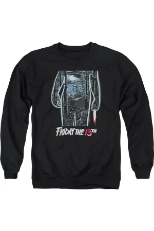 Friday the 13th Poster Adult Crewneck Sweatshirt