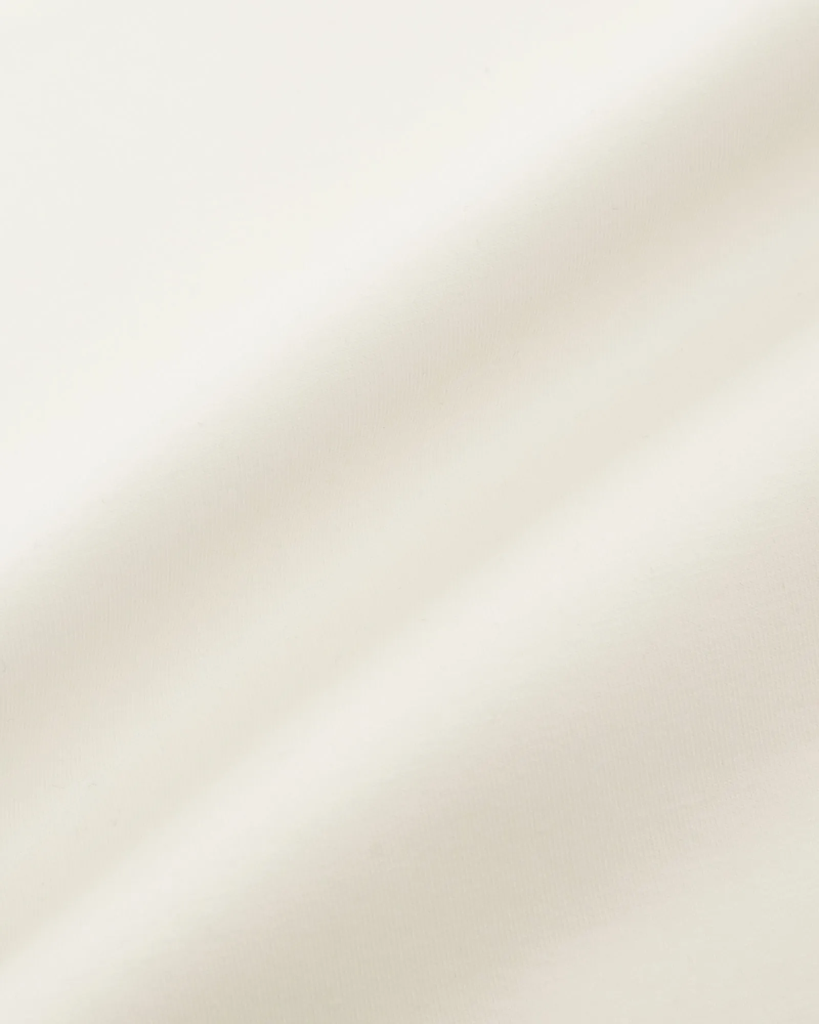 FRONT ZIP PK RUFFLOG CREW SWEAT WHITE
