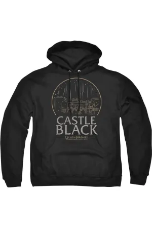 Game Of Thrones Castle Black Adult Pull Over Hoodie / Hooded Sweatshirt