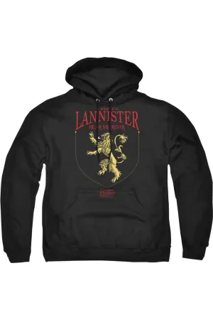 Game Of Thrones House Lannister Sigil Adult Pull Over Hoodie / Hooded Sweatshirt
