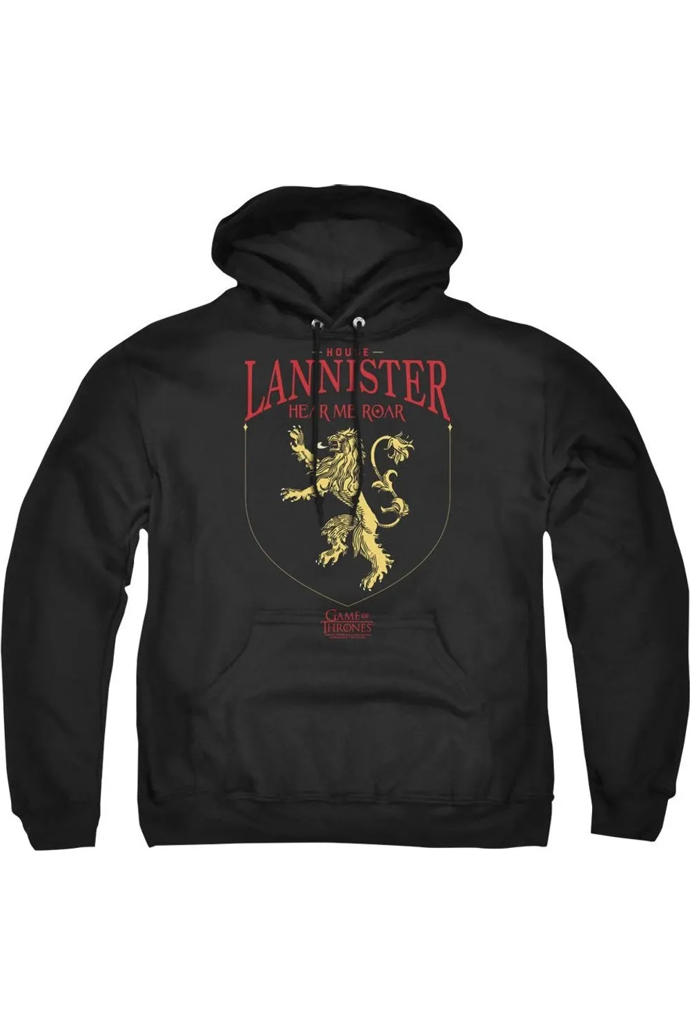 Game Of Thrones House Lannister Sigil Adult Pull Over Hoodie / Hooded Sweatshirt