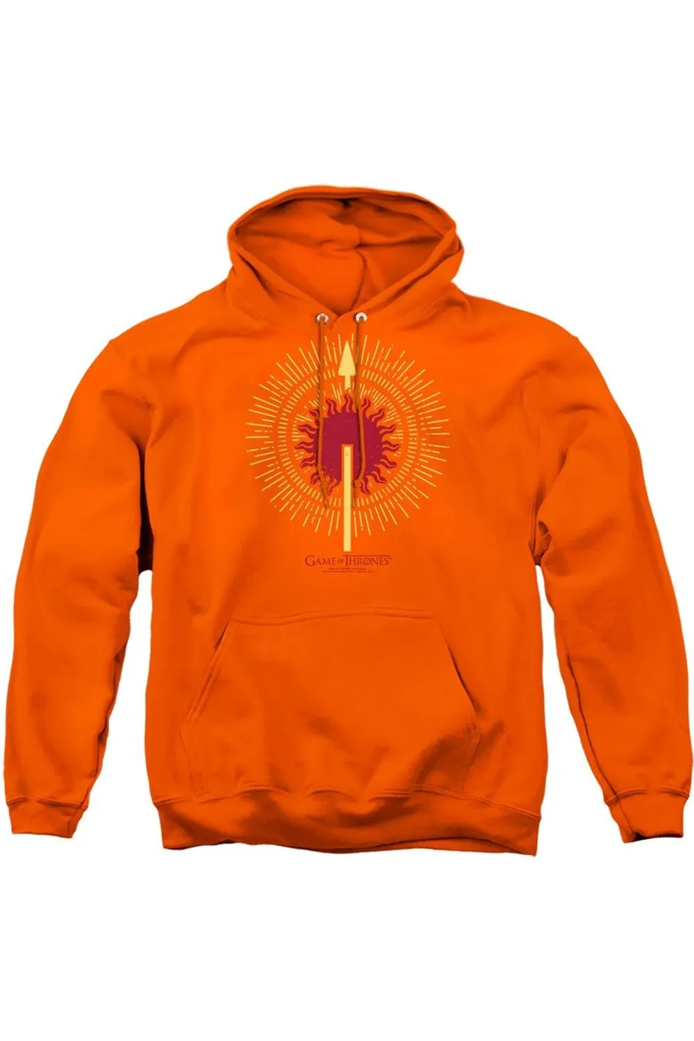 Game Of Thrones Martell Burst Sigil Adult Pull Over Hoodie / Hooded Sweatshirt