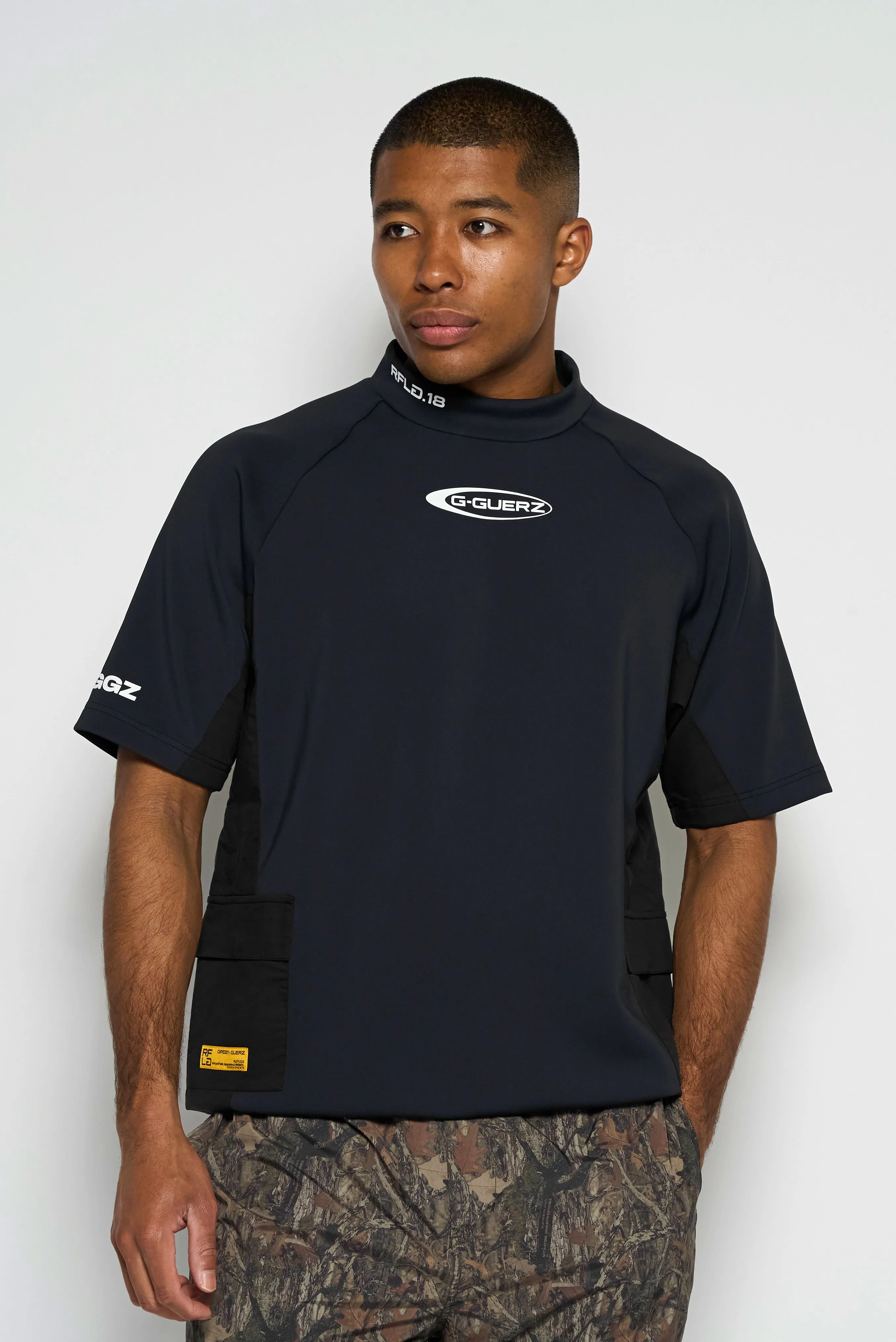 GG MILITARY MOCK NECK S/S