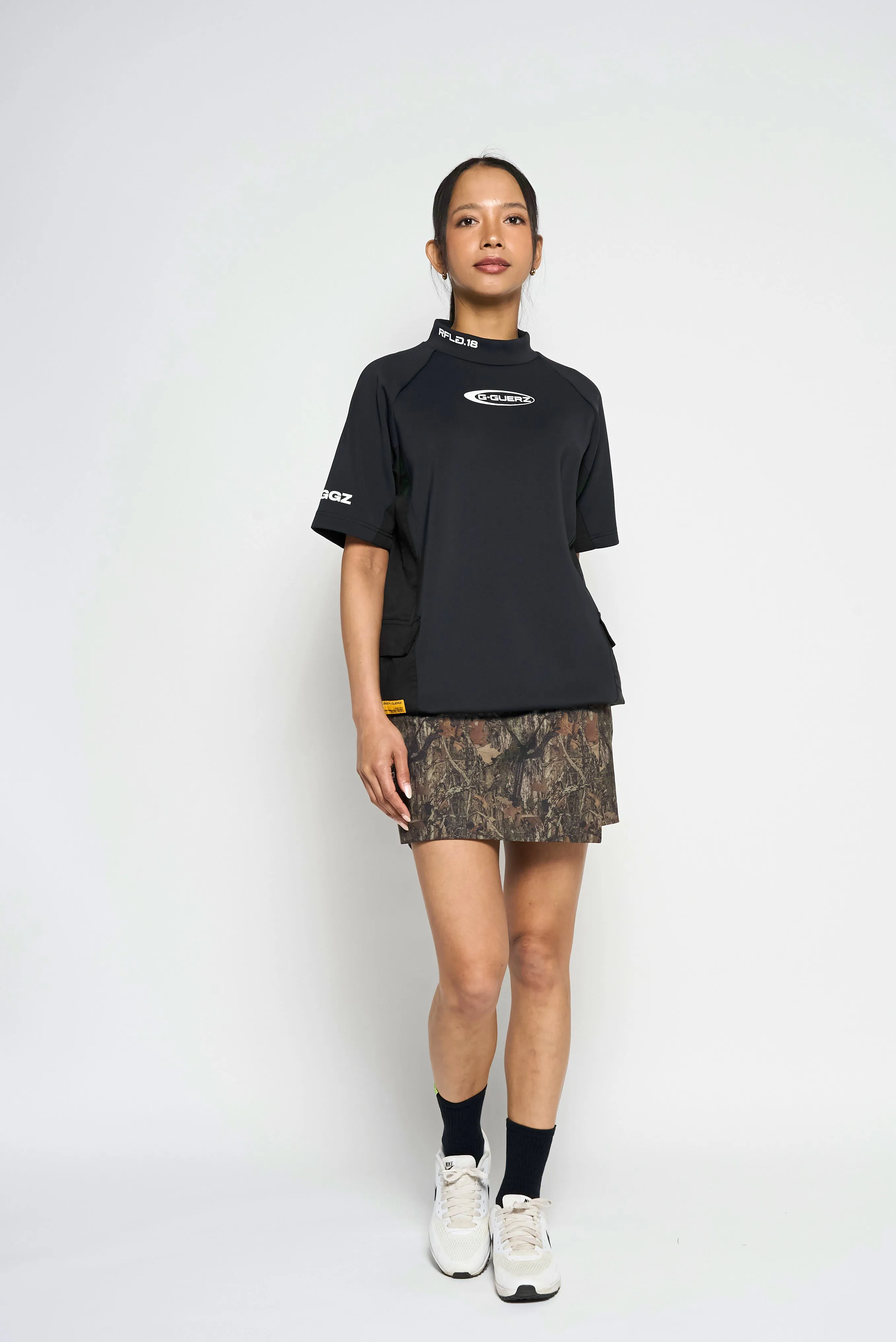 GG MILITARY MOCK NECK S/S