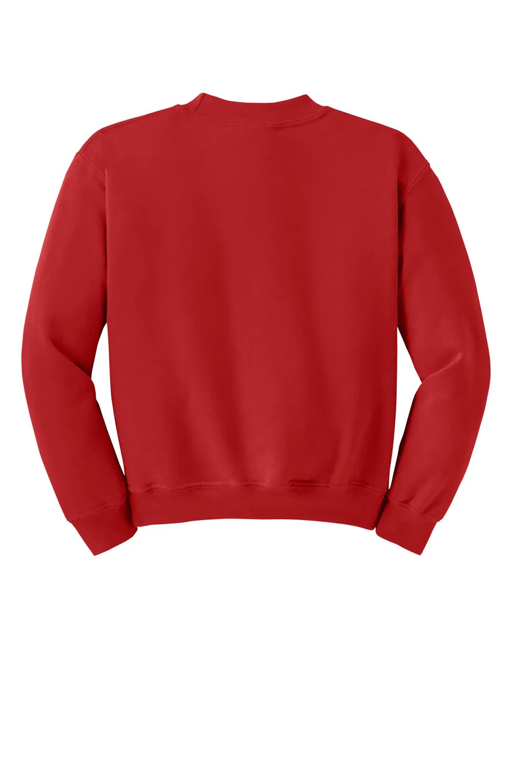 Gildan Youth Pill Resistant Fleece Crewneck Sweatshirt - Red