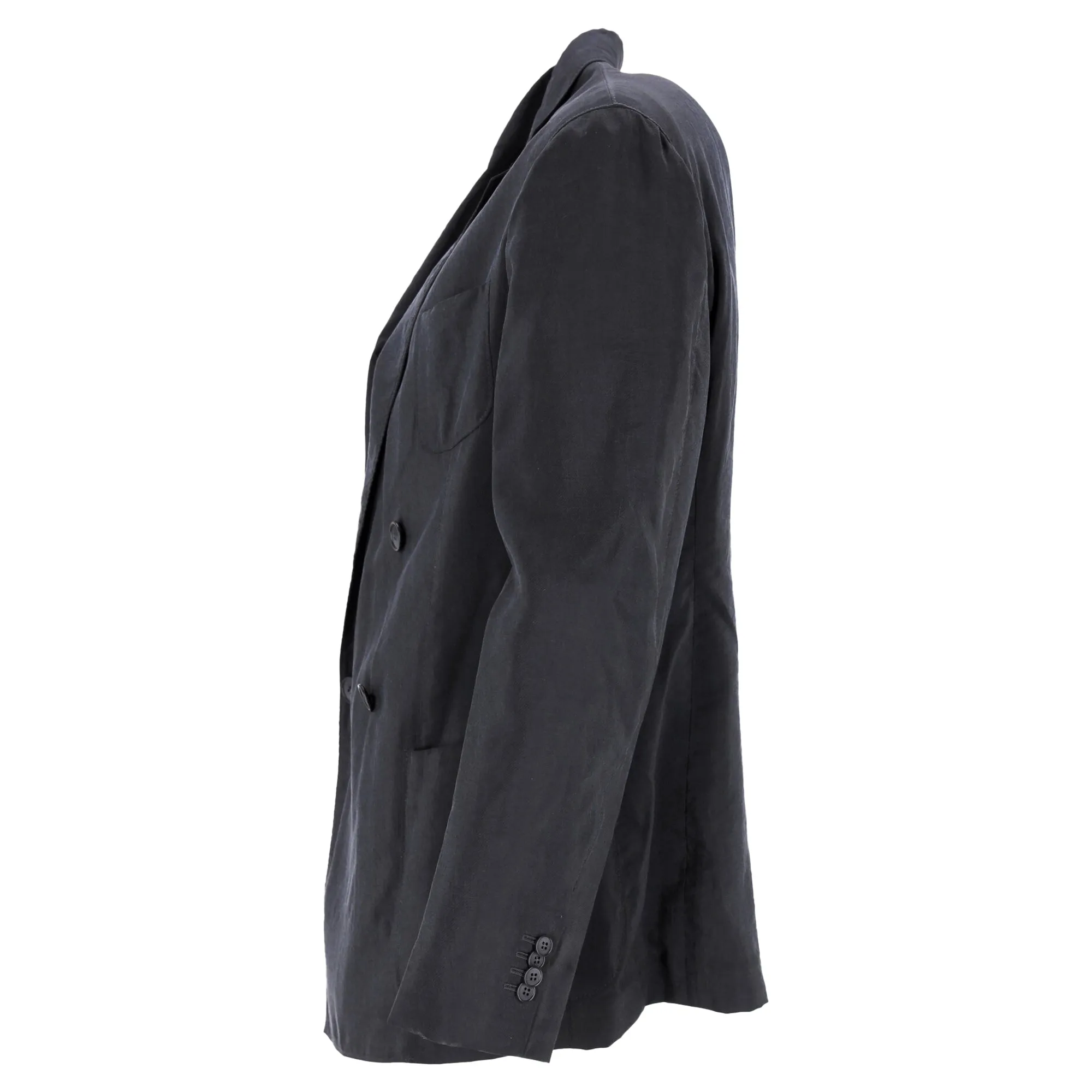 Giorgio Armani Blazer in Black Linen