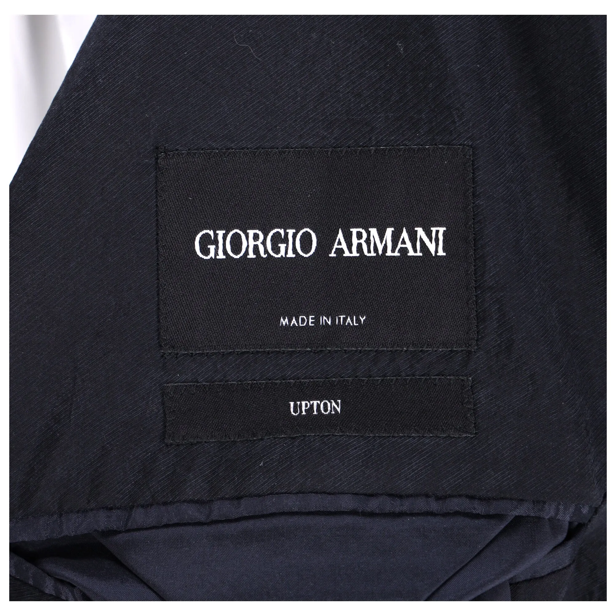 Giorgio Armani Blazer in Black Linen