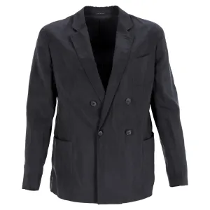 Giorgio Armani Blazer in Black Linen