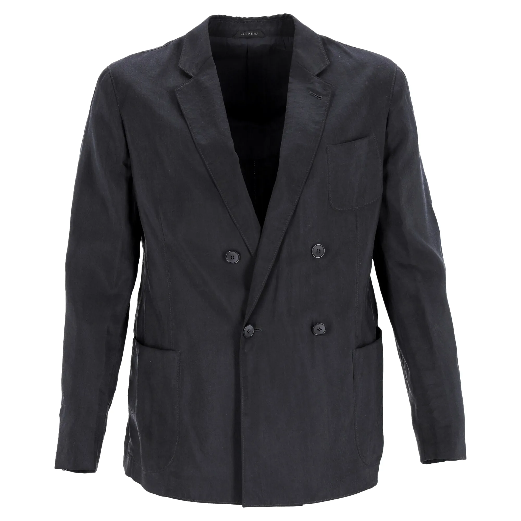 Giorgio Armani Blazer in Black Linen