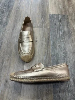 Gold Shoes Flats Sam Edelman, Size 8.5 sam edelman