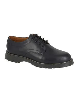 Grafters 4 Eyelet Smooth Leather Uniform Shoes Grafters Shoes