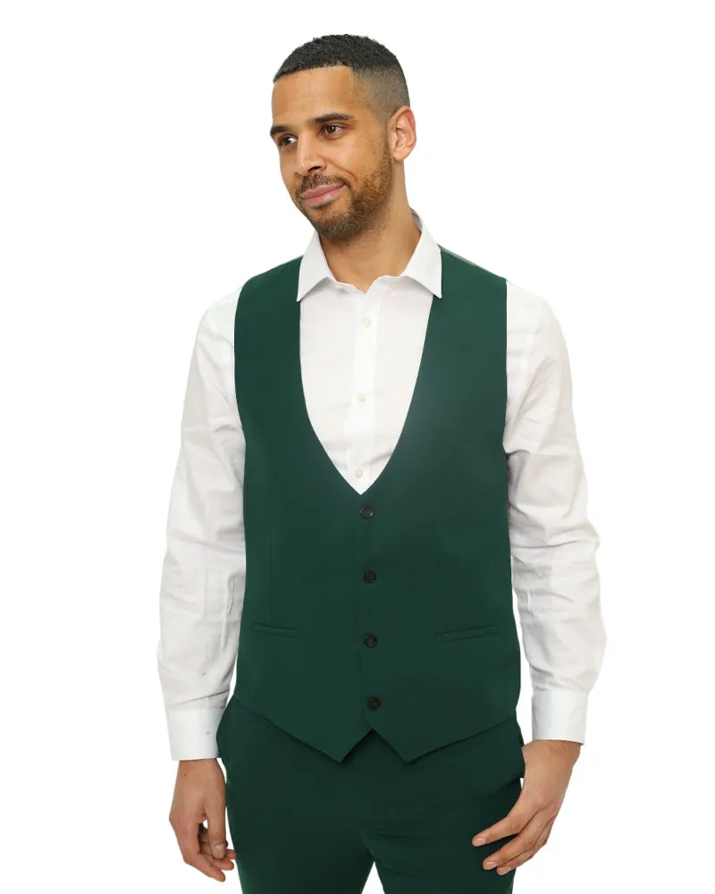 Green Flora Classic 3 Piece Men's Suit