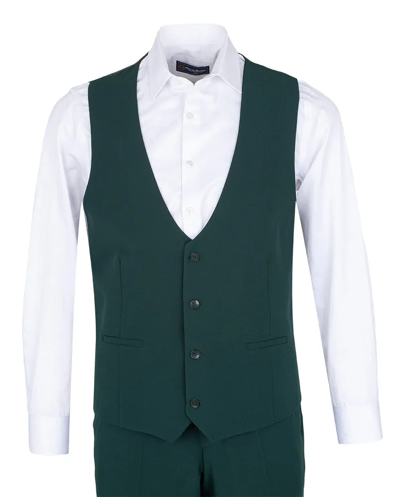 Green Flora Classic 3 Piece Men's Suit