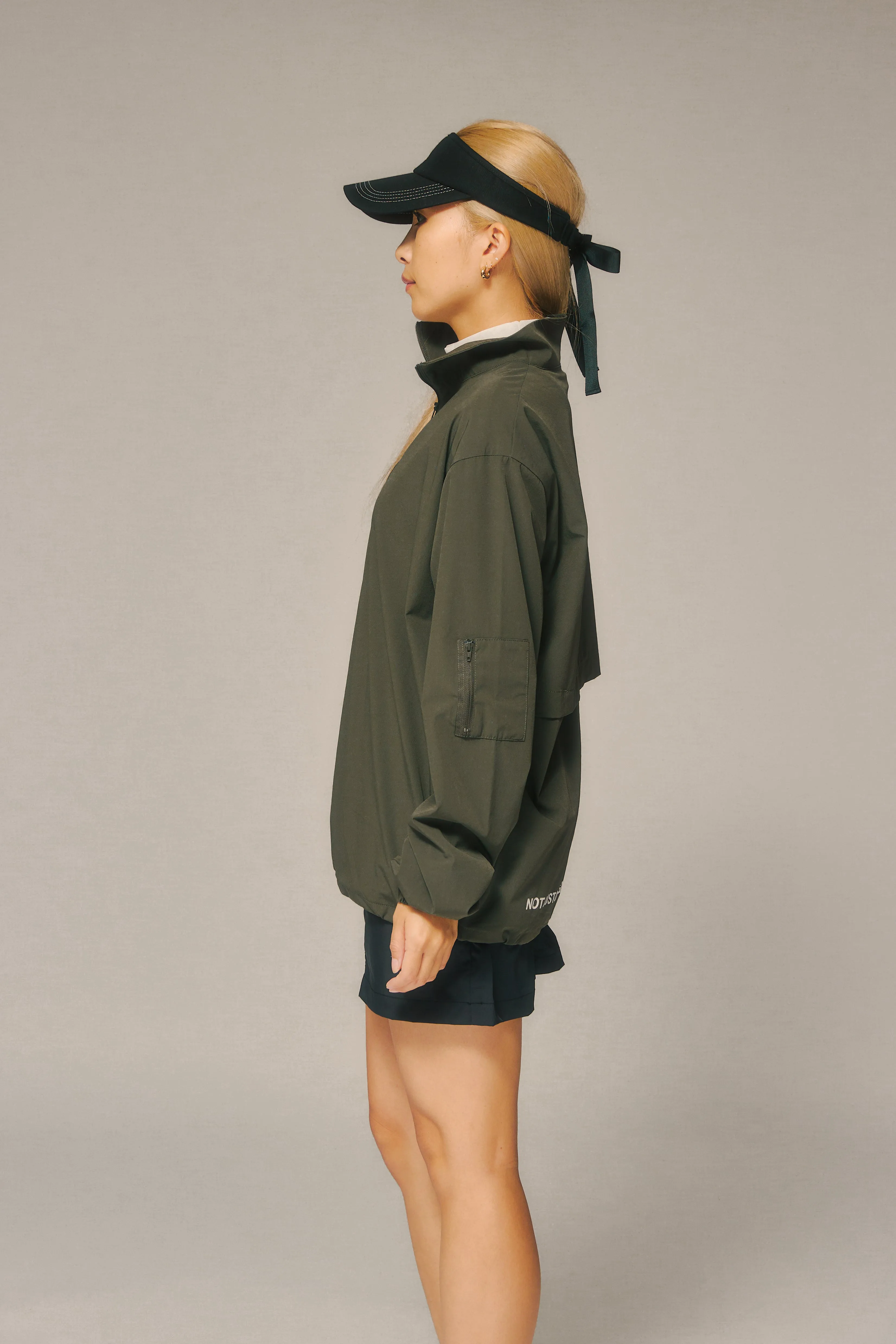 HALF ZIP PISTE KHAKI