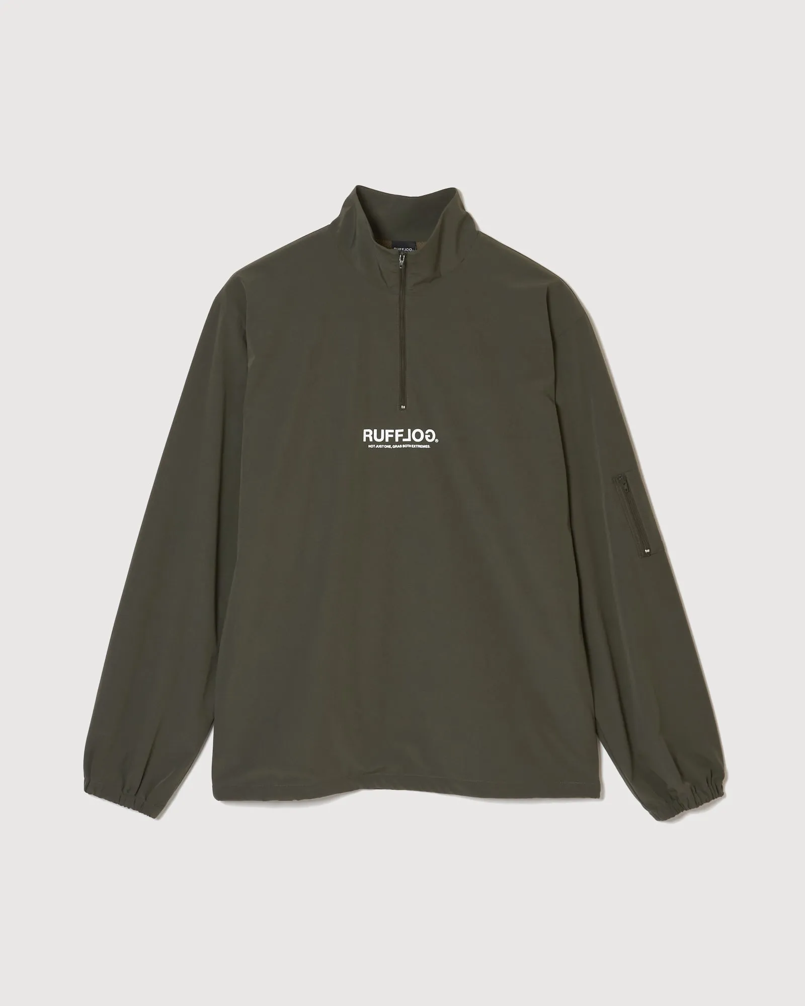 HALF ZIP PISTE KHAKI