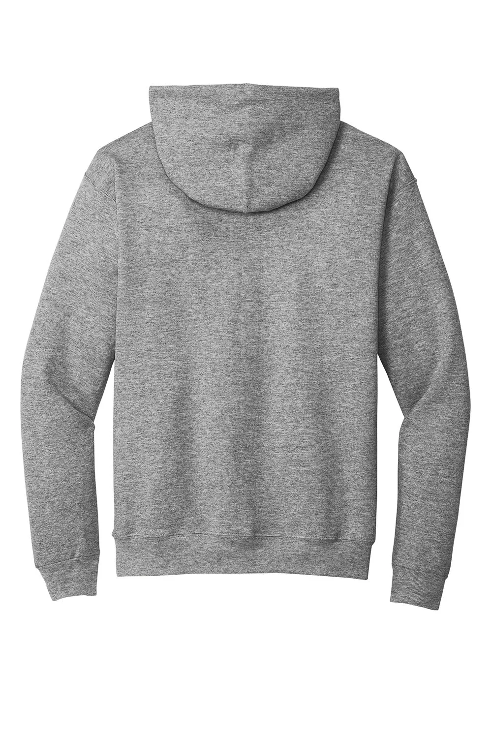 Hanes Mens EcoSmart Print Pro XP Pill Resistant Hooded Sweatshirt Hoodie w/ Pouch Pocket - Light Steel Grey