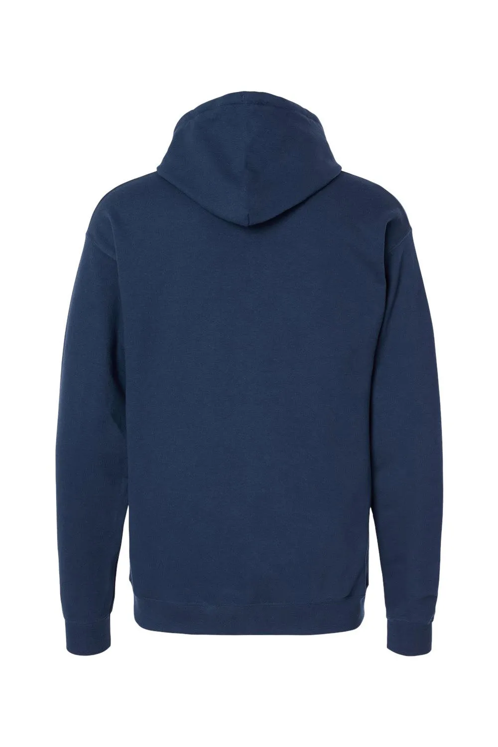 Hanes Mens Perfect Sweats Hooded Sweatshirt Hoodie w/ Pouch Pocket - Navy Blue