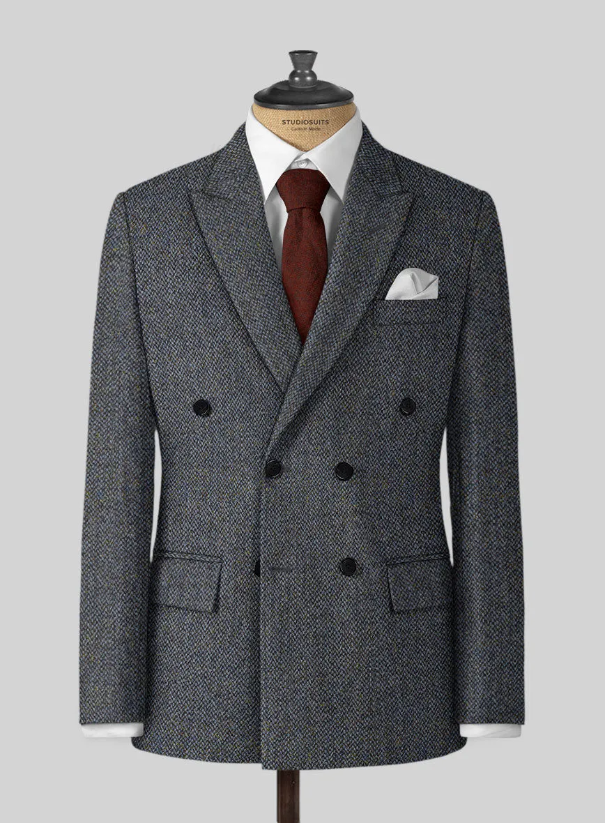 Harris Tweed Barley Blue Suit