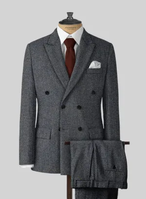 Harris Tweed Barley Blue Suit