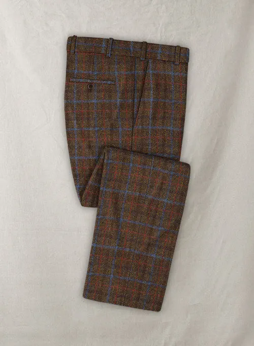 Harris Tweed Brown Checks Suit