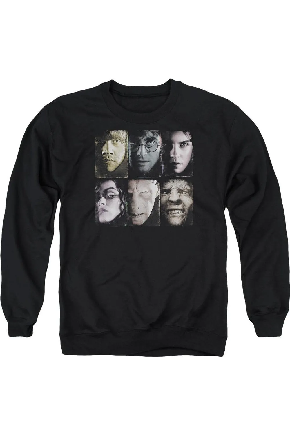 Harry Potter Horizontal Heads Adult Crewneck Sweatshirt