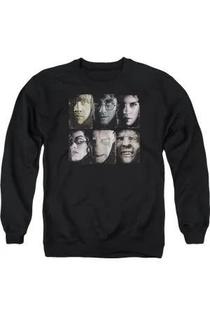 Harry Potter Horizontal Heads Adult Crewneck Sweatshirt