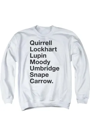 Harry Potter Professors Adult Crewneck Sweatshirt
