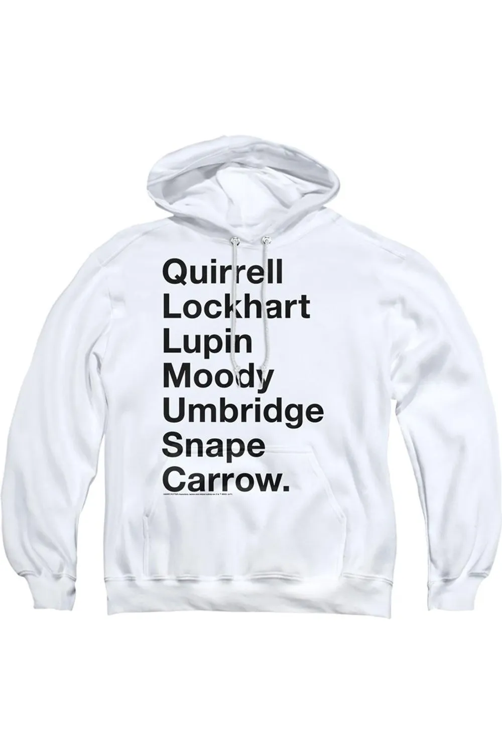 Harry Potter Professors Adult Pull Over Hoodie / Hooded Sweatshirt