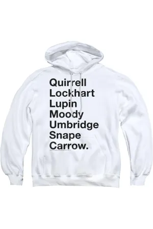 Harry Potter Professors Adult Pull Over Hoodie / Hooded Sweatshirt